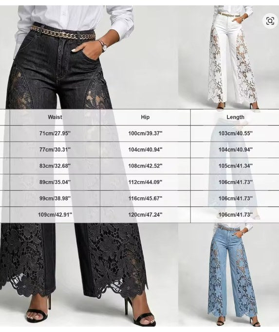 Supplier size chart in centimeters
